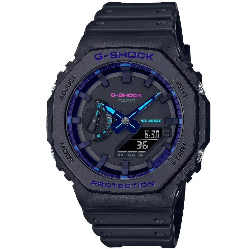 waterproof digital watches for extreme conditions -Casio - GA-2100VB-1ADR