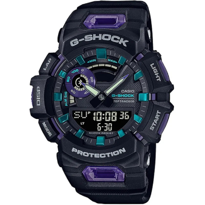 men’s watches with multifunctional digital dials -Casio - GBA-900-1A6DR