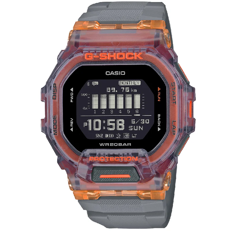 durable sport watches with rugged designs -Casio - GBD-200SM-1A5DR