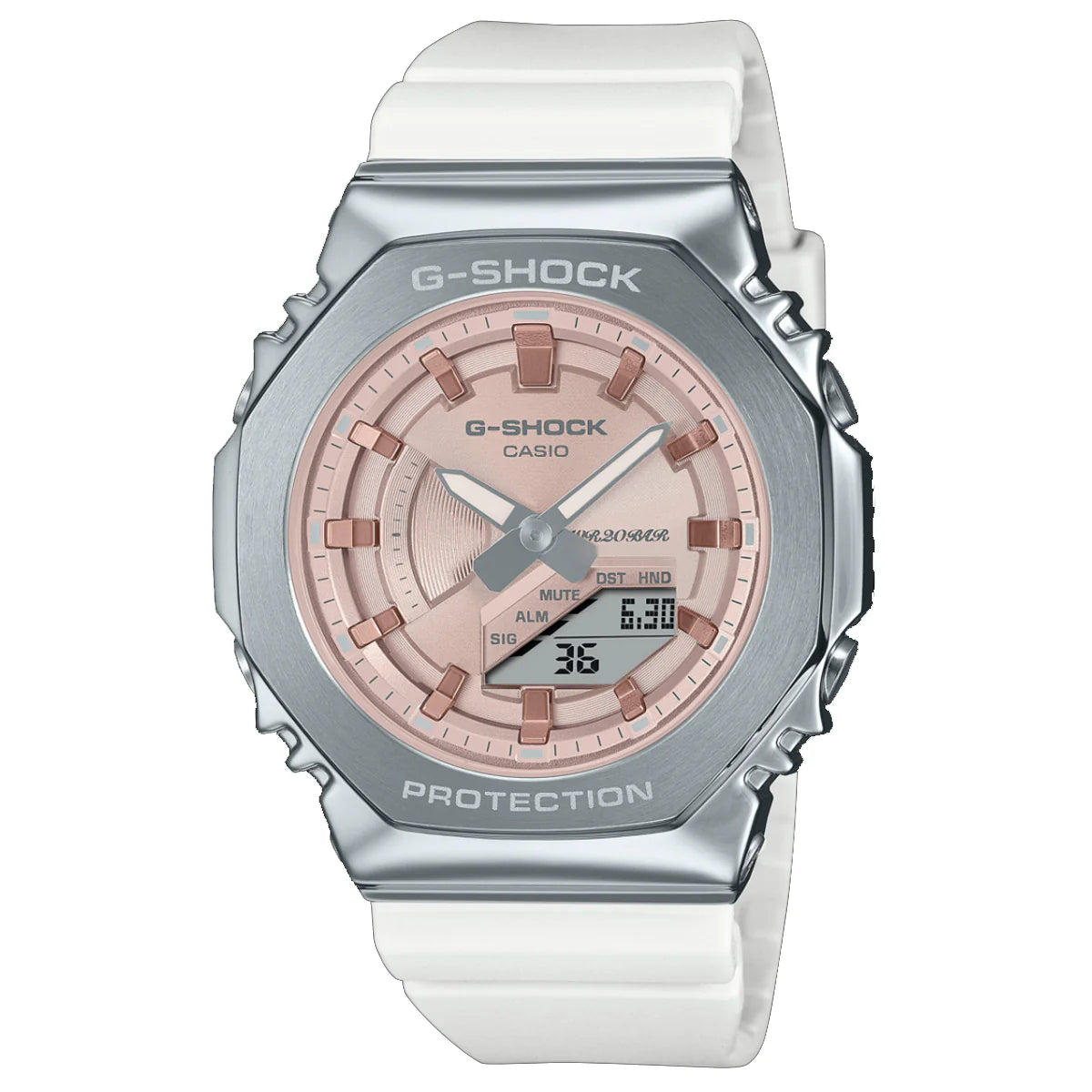 casual watches for women with unique metal bands -Casio - GM-S2100WS-7ADR