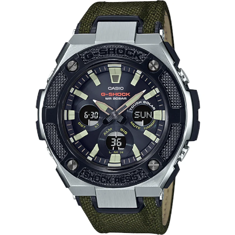 best casual watches for men with comfortable straps -Casio - GST-S330AC-3ADR