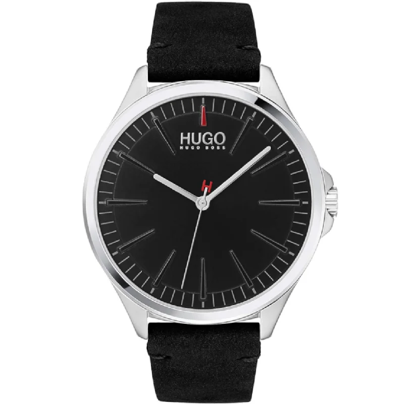 luxury watches with leather bands and diamond accents -Hugo Boss - HB153.0133