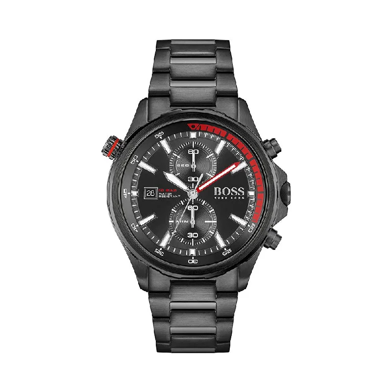 men’s watches with multifunctional digital dials -Hugo Boss Sport Analog Black Dial Men's Watch-1513825