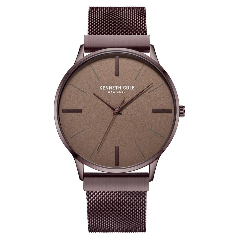 luxury watches for men with unique dials -Kenneth Cole Analog Brown Dial Watch For Men