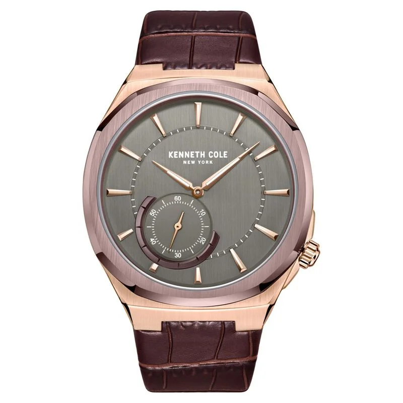 elegant women’s watches with sparkling accents -Kenneth Cole Analog Grey Dial Watch For Men