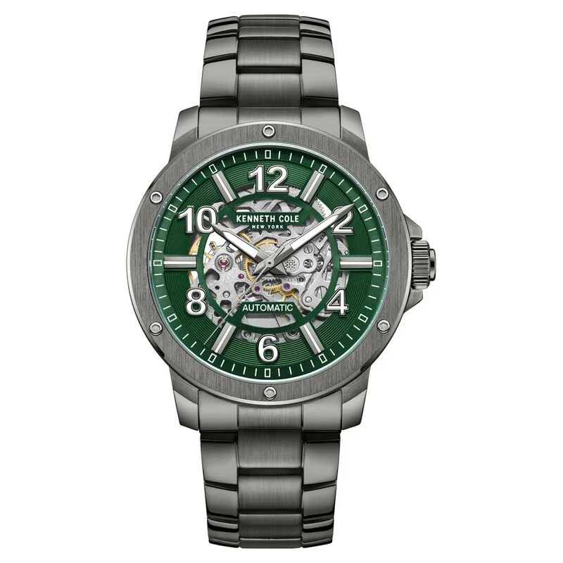 women’s watches with sparkling crystal details -Kenneth Cole Green Dial Automatic Watch For Men