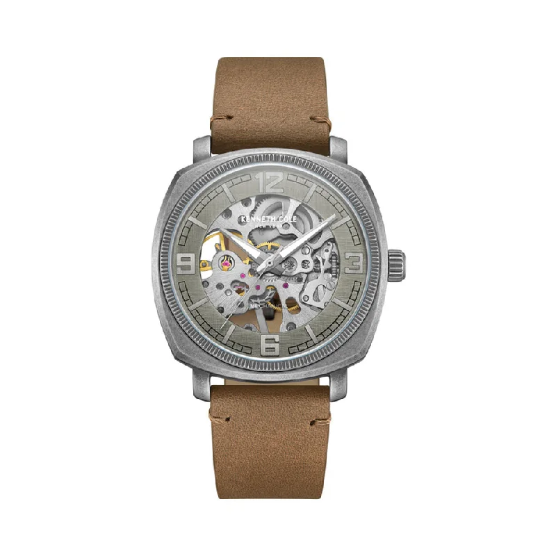 vintage-inspired watches with leather straps for men -KENNETH COLE KCWGE0020701MN Analog Watch For Men