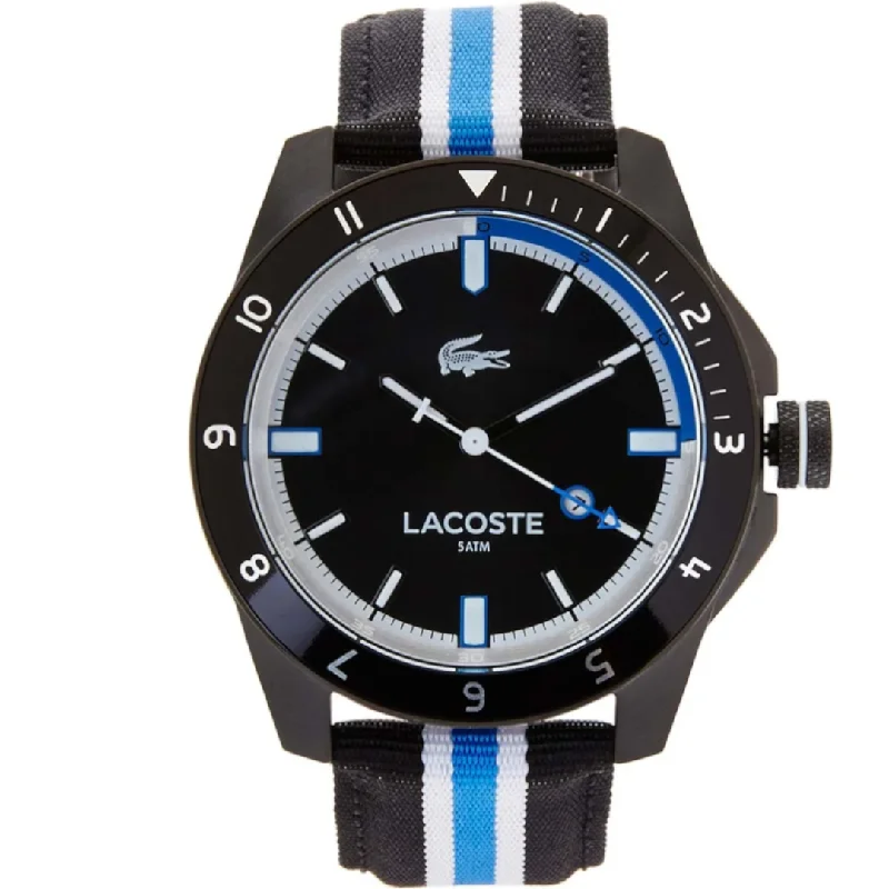 stylish leather strap watches for men -Lacoste - 2010699