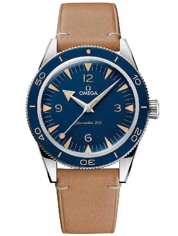 stylish watches for women with leather bands -OMEGA SEAMASTER 300 Seamaster 23432412103001