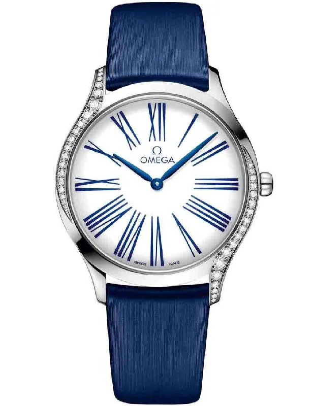 watches for women with sophisticated metal straps -OMEGA TRESOR Deville 42817366004001