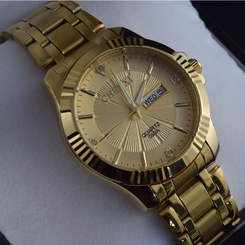 affordable luxury watches for women -Signature Gold