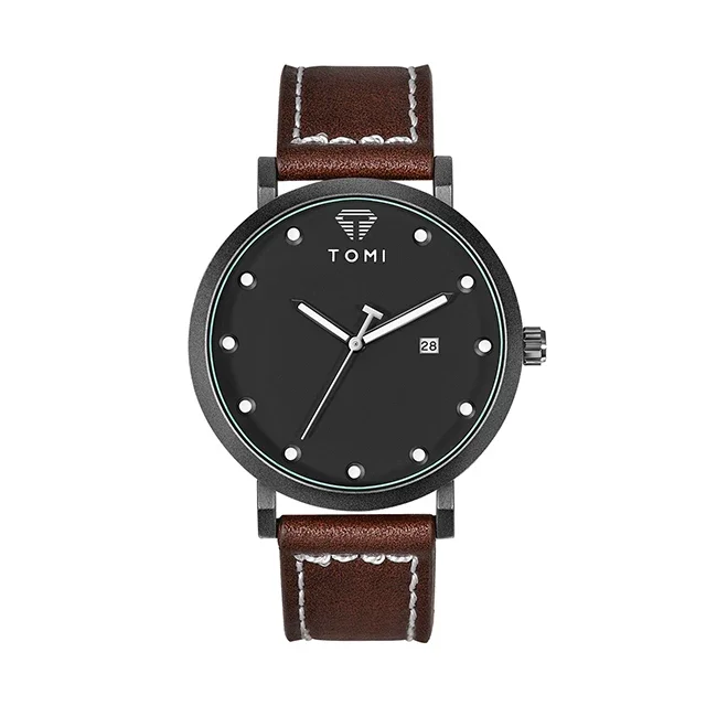 watches for women with simple design and elegant finishes -TOMI T-074 Luxury Watch Date Quartz