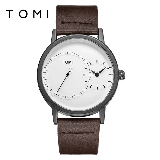 smartwatches for men with fitness and GPS tracking -TOMI T-087 Vintage Classic Unisex Watch